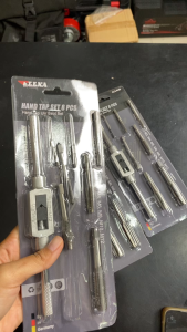Hand Tap Set plus Gagang - Senai Snei Die Set - Snai Pembuat Drat Dalam Luar Ulir Handtap M3-M12