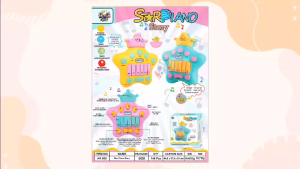 Mainan Edukasi Anak Alat Musik Star Piano - Piano Bintang Musik Mini