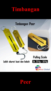 Timbangan Tarik Besot 50 kg / Timbangan Gantung Koper Manual Per Pegas 25 Kg