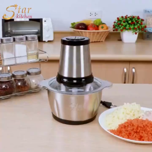 【รับประกัน 5 ปี】เครื่องปั่นบด 3L 1500W ใบมีด4ใบ ความเร็วเกียร์คู่ เสียงเบา ล้างง่าย เครื่องปั่นพริก เครื่องบด เครื่องบดสับ เครื่องบดอาหาร เครื่องบดพริก เครื่องบดหมู เครื่องบดหมูบด meat grinder