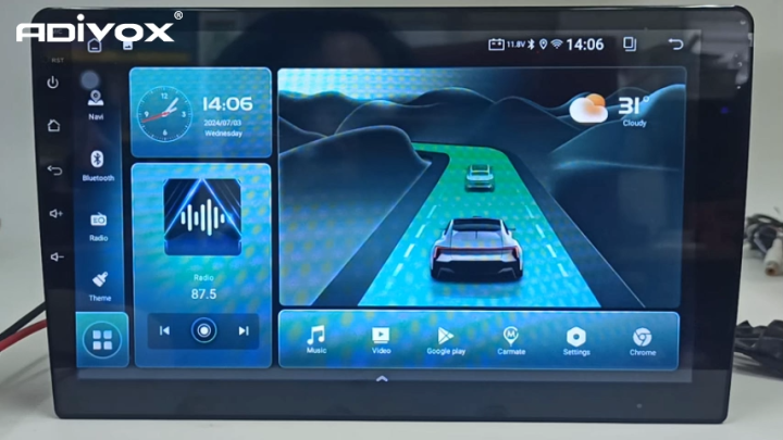 Perodua Alza 2022 - 2024 Android 13 10" Inch QLED Screen Android Player Car Multimedia WIFI 5Ghz Waze Support Carplay