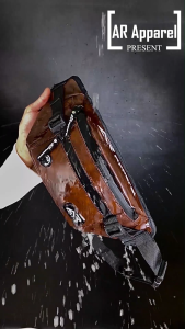 Tas Selempang Pinggang Pria Anti Air Waistbag AR APPAREL Waterproof Slingbag PU Leather Premium