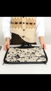 Tas Laptop Jinjing Waterproof 14" - 14.1" Inch Semua Merk Laptop Fancy Printing