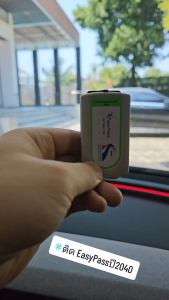 ขาติด Easy Pass แบบปกติ และแม่เหล็ก