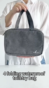 O-KAY Toiletry Bag Waterproof Hanging Wash Bag Portable Travel Toiletries Bag for Men and Women