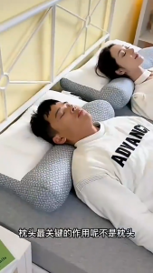 Japanese orthopaedic cervical spine pillow single anti-arch traction cervical spine home repair tranquillity to help sleep adult pillow core