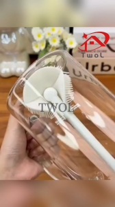 TWOL SHOP Flexible Brush Milk Bottle Washing Brushes 360 Degree Rotating Cleaning Cup Brush Long Handle Brush Kitchen Cleaning Tool