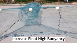 Fishing Net Oversized Importsbarrage Net Hukou Net Trawl Folding Fish And Shrimp Cage Sleeve Net Large Capacity