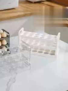 OFM-C725 Tempat Telur 36 Lubang Sekat / Rak Penyimpanan Telur 3 Tingkat Susun Pintu Kulkas Container Box Telor Ayam