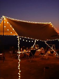 HOMEMORY Christmas Lights Solar Snowflake Lights LED String Lights Outdoor Waterproof Decoration Bubble Ball Lamp