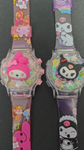 Jam Tangan Anak Rubber Boneka Putar Karakter dengan Musik & Lampu HRTT SAN