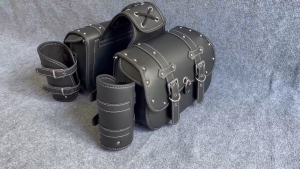 Cặp Túi Da Treo Hông Xe Motor Xe Máy Có Khoá 30cm