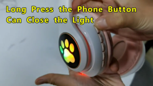 Cute Cat Ears Bluetooth Headphones Wireless Gaming Headset with mic and noise cancellation microphone LED light Head Phone Head Set Earphone for girls kids boys computer pc mobile phone anime unicorn hello kitty Pink black Purple