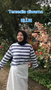 Setelan Wanita Terbaru Darsi Set Bahan Babytery M L XL XXL 3XL Oneset Salur Jumbo Baju Dan Celana