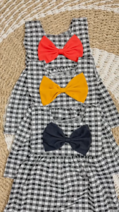 Dress Anak Bayi LOREN KOTAK Dress Anak Balita 0-4 Tahun BENNA