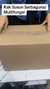 Bedola Square Rak Dapur & Kamar Mandi Serbaguna: Rak Troli & Rak Susun 3 Tingkat