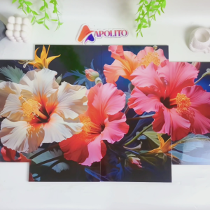 HIASAN DINDING SET ABSTRAK NATURE BEAUTY FLOWERS ISI 4 (96 B) UNTUK KAMAR DEKORASI RUMAH