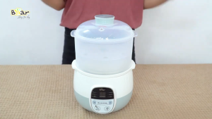 Nồi Nấu Cháo Chậm 08L Bear Chính Hãng Đa Năng Nấu Hấp Hầm Chưng Yến Bản Tiếng Việt SUBE001