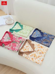 Đồ bộ Nữ CARDINA chất liệu lụa satin mềm mại nhẹ nhàng thiết kế đơn giản hiện đại thoáng mát 4PCN02