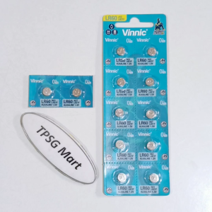 Pin 1.5V Alkaline AG1 LR60 LR621F 364A LR621 364 LR60 SW621 SG1 SR621 (Hiệu VINNIC)