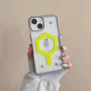 UAG Diamond Series for Samsung S25 Ultra S24 Plus S23+ Fashion Simple Transparent Honeycomb Back Tpu Soft Bezel Outdoor Sports Super Shockproof Phone Case