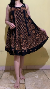 Stylecollectionku - Daster Kensy Rante Kawung Tali Pundak LD 110cm
