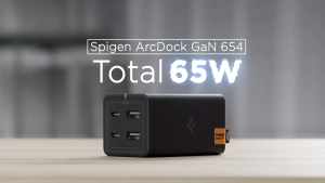 Spigen PD2101 ArcDock 65W Desktop Charger Black