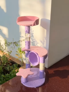 Cat Condo Double Tangga Loncat Tidur Kandang Interaktif Mainan Kucing Kekinian