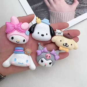 Parfum Mobil Jepit Klip AC Cute Sanrio Pajangan Dekorasi AC Mobil Pengharum Kuromi Cute Parfum Jepit AC Pengharum Pewangi Air Freshener