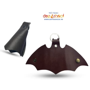Bao da móc khóa hình cánh dơi kiểu dáng nhỏ gọn tiện lợi dễ sử dụng Dep&shock