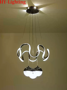 Nordic living room chandelier dining room Simple creative light LED bedroom modern luxury lamp