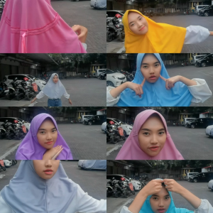 Laiqa - Kerudung Daily Premium With Pita By Shafia Hyza