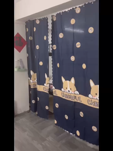 Rèm che cửa sổ ngăn phòng trọ treo móc Rido che nắng hiệu quả nhà LIND HOM mẫu độc quyền ( tặng dây + móc treo)