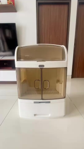 Tabitha Rak Piring Melody Rak Peniris Piring Jumbo Rak Dapur Estetik Aesthetic Bening Transparan Dengan Laci Rak Jemur Piring Plastik Murah