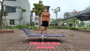 Giường gấp văn phòng khung nhôm cao cấp giá rẻ