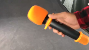 Colourful Anti Rolling Silicon Kraoke Microphone Protection Ring Wireless Slip Holder Protective Mic Cover