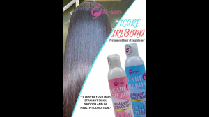 2in1 iCare iRebond Permanent Hair Straightener Gskin 100ml each Haircare Hair Treatment Straightening Volumizing Anti Frizz
