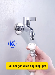 Vòi nước tay gạt ABS sáng bóng vòi hồ xả nước siêu mạnh