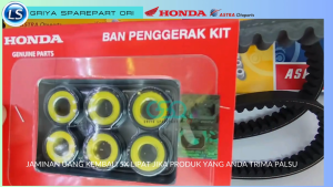 Vanbelt set Roller Vario 125 Original Vanbelt Vario 125 old Ori AHM Van belt Vario techno 125 Asli Honda Vario techno 125 FI Roller Vario 125 Roller Vario techno 125 KZR ORIGINAL HONDA GENUINE PART