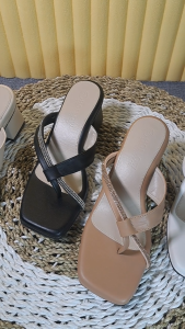 Sandal High Heels Wanita 5cm TALI SILANG