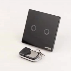 Saklar Lampu TaffLED Luxury Touch LED dengan Remote - XJG-DH001 HITAM