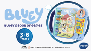 นำเข้าจาก USA 💯 VTech Blueys Book of Games Interactive Pretend-Play Book สําหรับเด็กก่อนวัยเรียน ราคา 1490 บาท