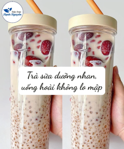 Trà sữa dưỡng nhan đường nâu thảo mộc set nguyên liệu đầy đủ thơm ngon - Thảo Dược Hạnh nguyên