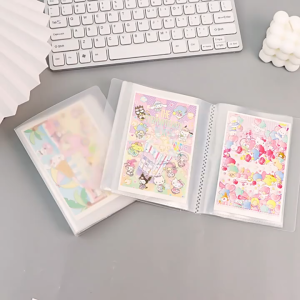 4R Buku Album Foto Keluarga Transparan Cover Photobook Tempat Penyimpanan Photocard Organizer 40 Lembar