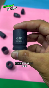 ISKU Mata Shock Impact 1/2 24mm Kunci Mata Sok Pukul 1/2 Impact Sock / Socket / Soket Spanner