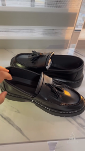 Korean Fashion Loafer For Men: Black Formal Work Shoes, Business Formal Shoes, British Style Casual Leather Shoes, and School Shoes for Men