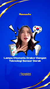 Bohlam Hannochs Lampu LED Sensor Gerak 9W 13W / Hannochs LED Motion Sensor