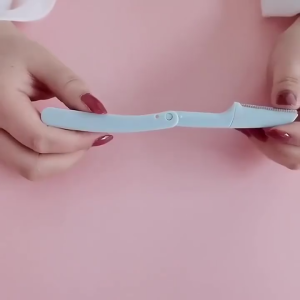 1Pcs Pisau Silet Lipat Cukur Alis/Silet Pencukur Alis-EyeBrow Perlengkapan Cukur Bulu-Vegasus Store - Pisau Cukur Alis Serbaguna dengan Pelindung Stainles (Bonus Pisau Cadangan) (IMPORT)