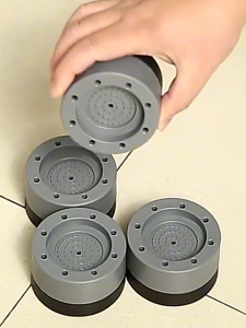 4pcs/set Washing Machine Rubber Foot Mat Washing Machine Base Anti Vibration Washing Machine Stand Base Fridge Stand