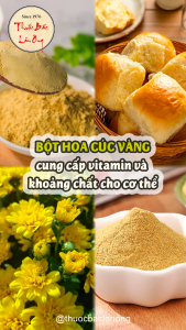 Bột hoa cúc vàng nguyên chất 100g (Bột hoa cúc an thần ngủ ngon thanh lọc cơ thể)